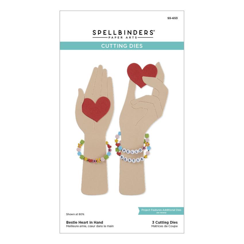 Spellbinders - Stanzschablone "Bestie Heart in Hand" Dies