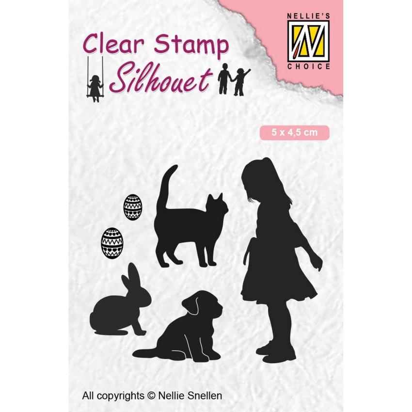 Nellie Snellen - Stempelset "Animal Lover" Clear Stamps Silhouet