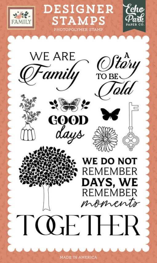 Echo Park - Stempelset "A Story To Be Told" Clear Stamps