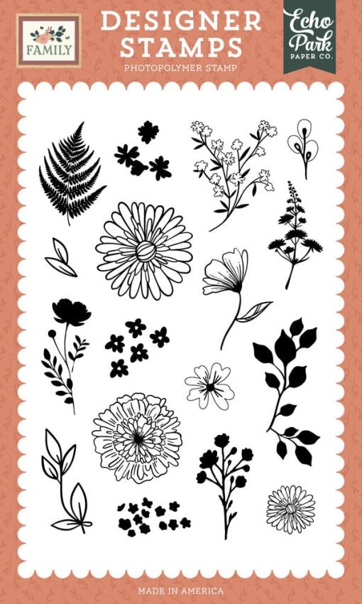 Echo Park - Stempelset "My Life Florals" Clear Stamps