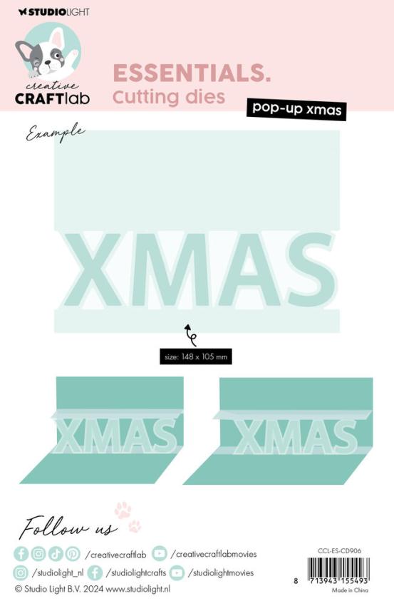 Creative Craft Lab - Studio Light - Stanzschablone "Pop-up Xmas" Dies