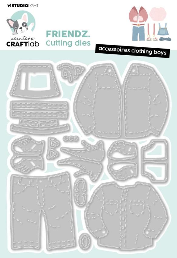 Creative Craft Lab - Studio Light - Stanzschablone "Clothing Boys" Dies