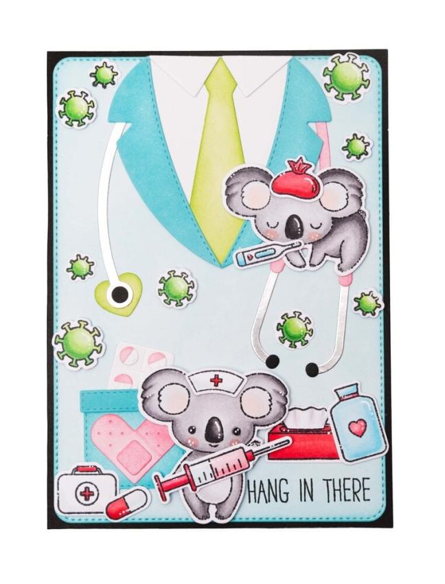 Studio Light - Stempel & Stanzschablone "Koala" Stamp & Dies