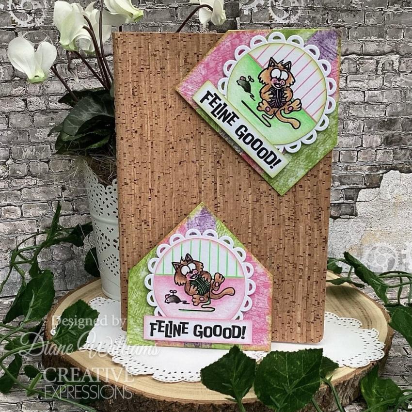 Creative Expressions - Stempelset "Feline Good!" Clear Stamps 15,2x20,3cm