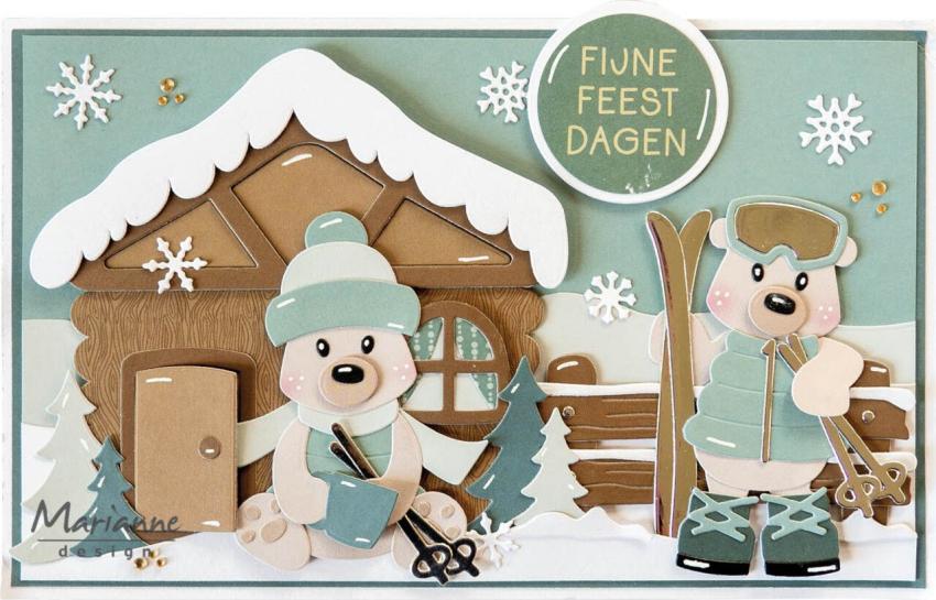 Marianne Design - Präge- und Stanzschalone "Winter Sports Accessories" Collectables Dies