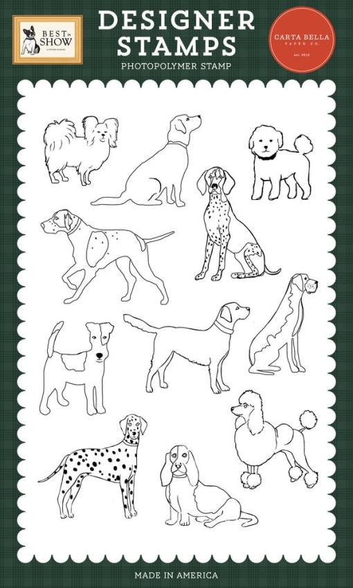 Carta Bella - Stempelset "Pick Your Puppy" Clear Stamps