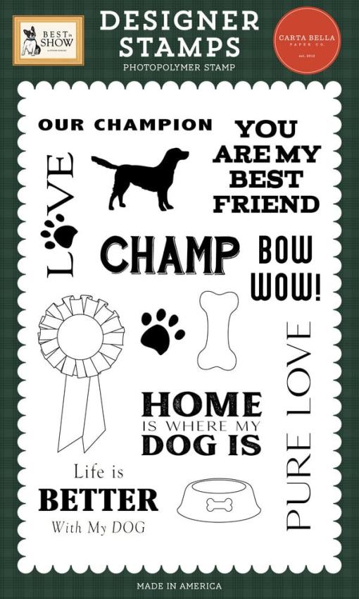 Carta Bella - Stempelset "Our Champion" Clear Stamps