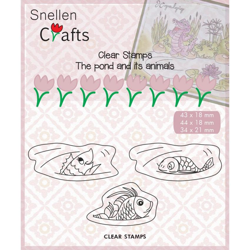 Nellie Snellen - Stempelset "Fishes" Clear Stamps Crafts