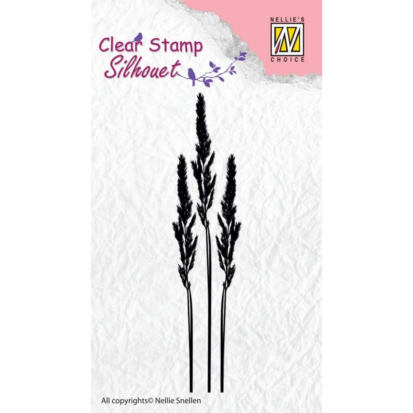 Nellie Snellen - Stempel "Ears of Grass" Clear Stamps Silhouet