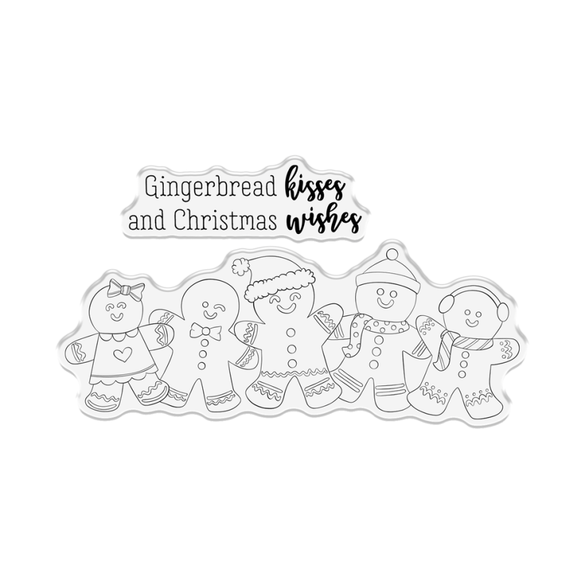 Crafters Companion - Stempelset & Stanzschablone "Gingerbread" Stamp & Dies