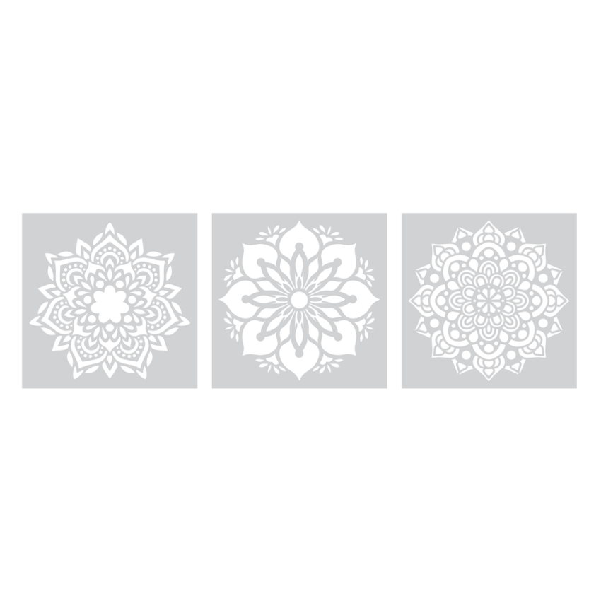 Crafters Companion - Schablone 5x5 Inch "Magnificent Mandalas" Stencil