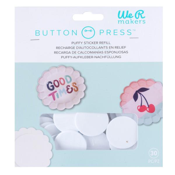 We R Makers - Puffy Aufkleber & Shaker Blister - Button Press Puffy Sticker Refill