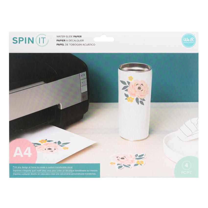 We R Makers - Stickerpapier - Spin IT water-slide paper