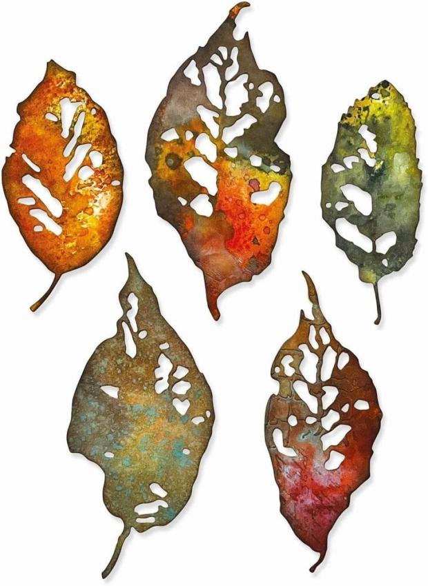 Sizzix - Stanzschablone "Leaf Fragments" Thinlits Craft Dies by Tim Holtz