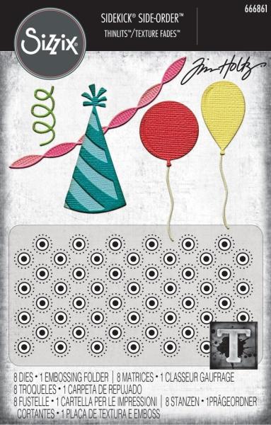 Sizzix - Stanzschablone & Prägefolder "Celebrate" Thinlits Craft Dies & Embossingfolder by #designer