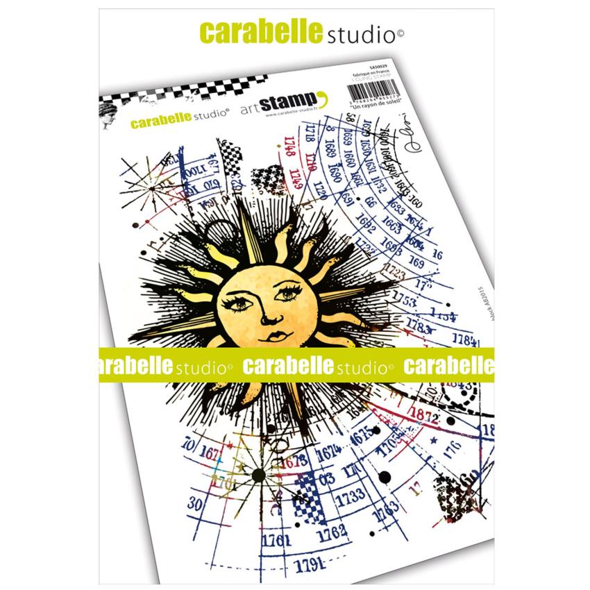 Carabelle Studio - Gummistempel "ein Sonnenstrahl" Cling Stamp Art