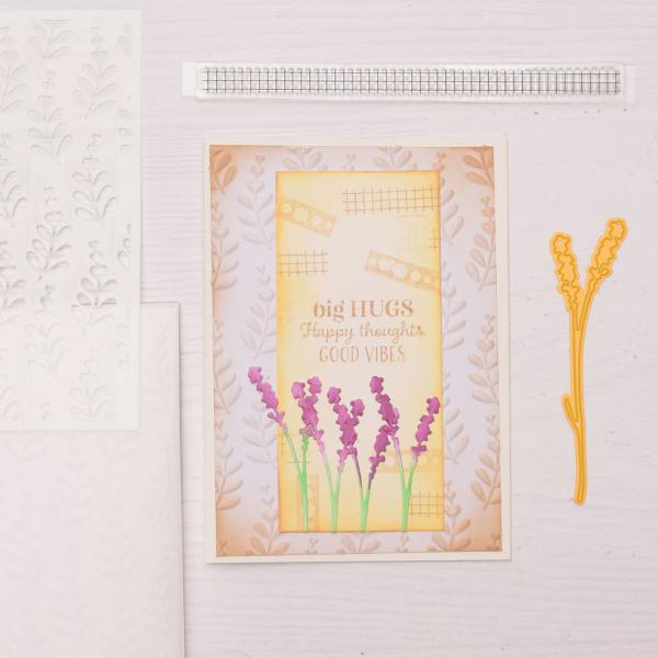 Nellie Snellen - Prägefolder "Heart Branches" 3D Embossing Folder 