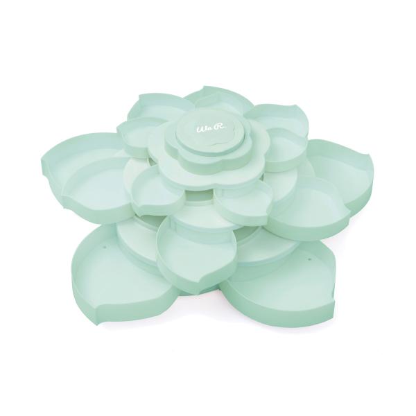 We R Makers - Sortierboxen "Mint" Embellishment storage bloom 28,70x28,70x16,51cm