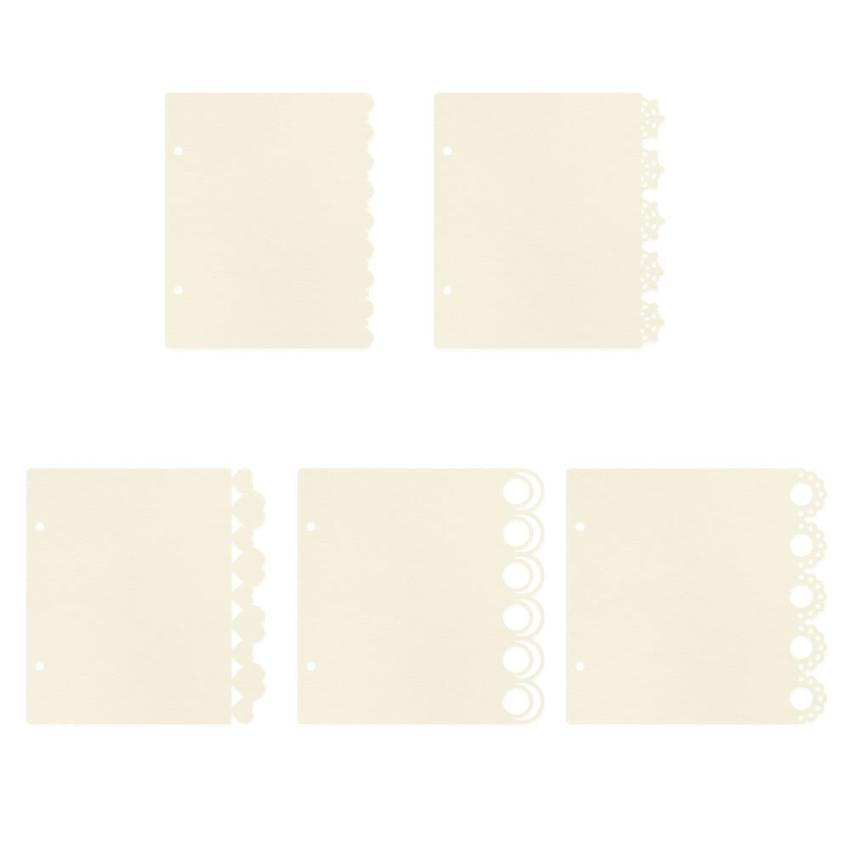 Piatek P13 - Light Chipboard Album Base 6x6 Inch "Love and Lace"