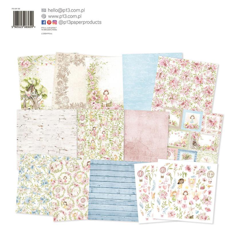 Piatek P13 - Designpapier "Believe in Fairies" Paper Pack 12x12 Inch - 12 Bogen