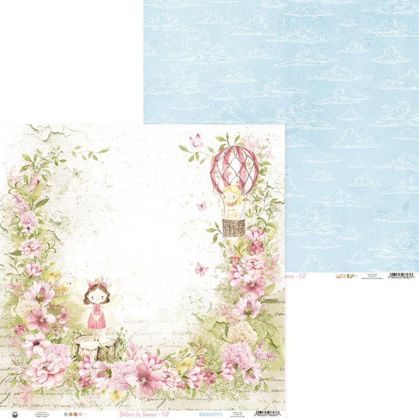 Piatek P13 - Designpapier "Believe in Fairies" Paper Pack 12x12 Inch - 12 Bogen