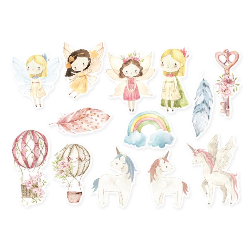 Piatek P13 - Stanzteile "Believe in Fairies" Die Cuts Ephemera Bits & Pieces