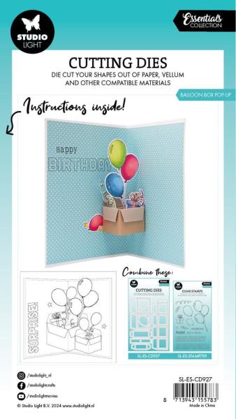 Studio Light - Stanzschablone "Balloon Box Pop-Up" Dies