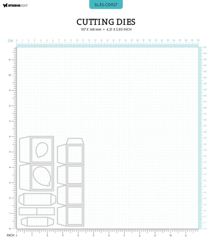 Studio Light - Stanzschablone "Balloon Box Pop-Up" Dies
