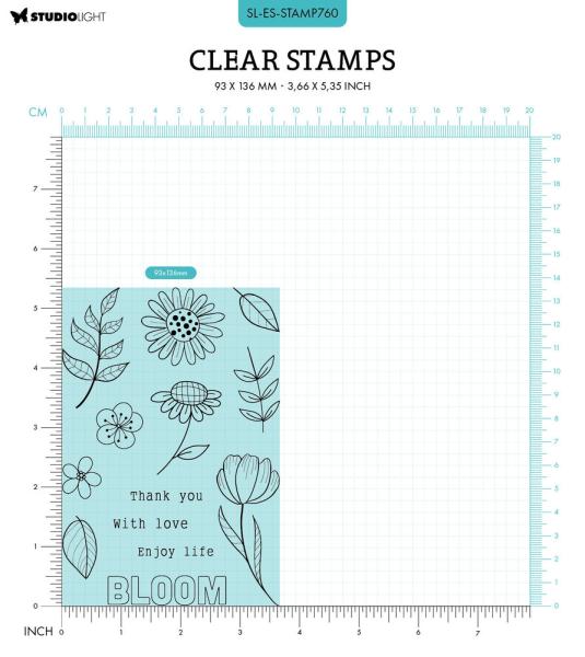 Studio Light - Stempelset "Bouquet Pop-Up" Clear Stamps