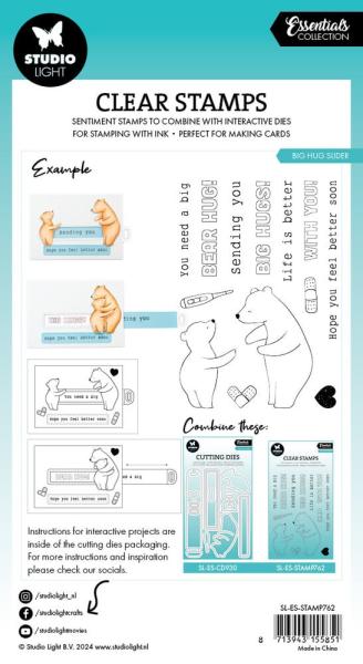 Studio Light - Stempelset "Hug Slider" Clear Stamps