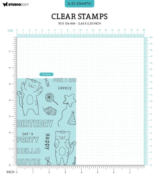 Studio Light - Stempelset "Peek A Boo Slider" Clear Stamps