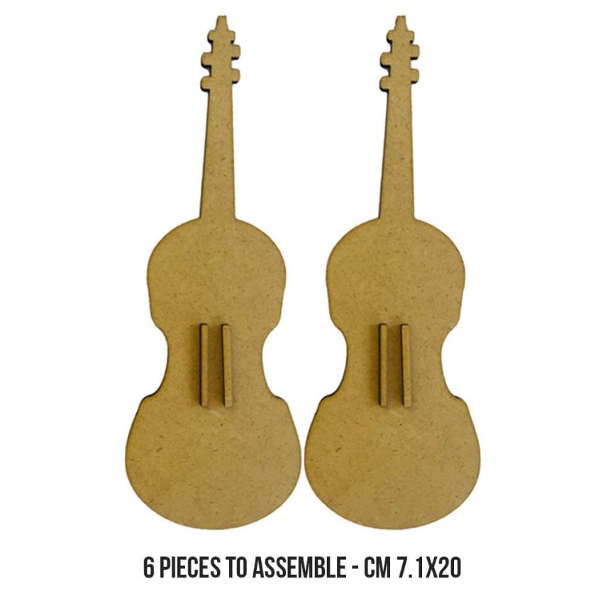 Stamperia - Holzteile "Music Violin" MDF Crafty Shapes Blanks