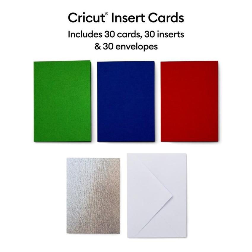 Cricut - Insert Cards "Rainbow" 30 Karten & Umschläge