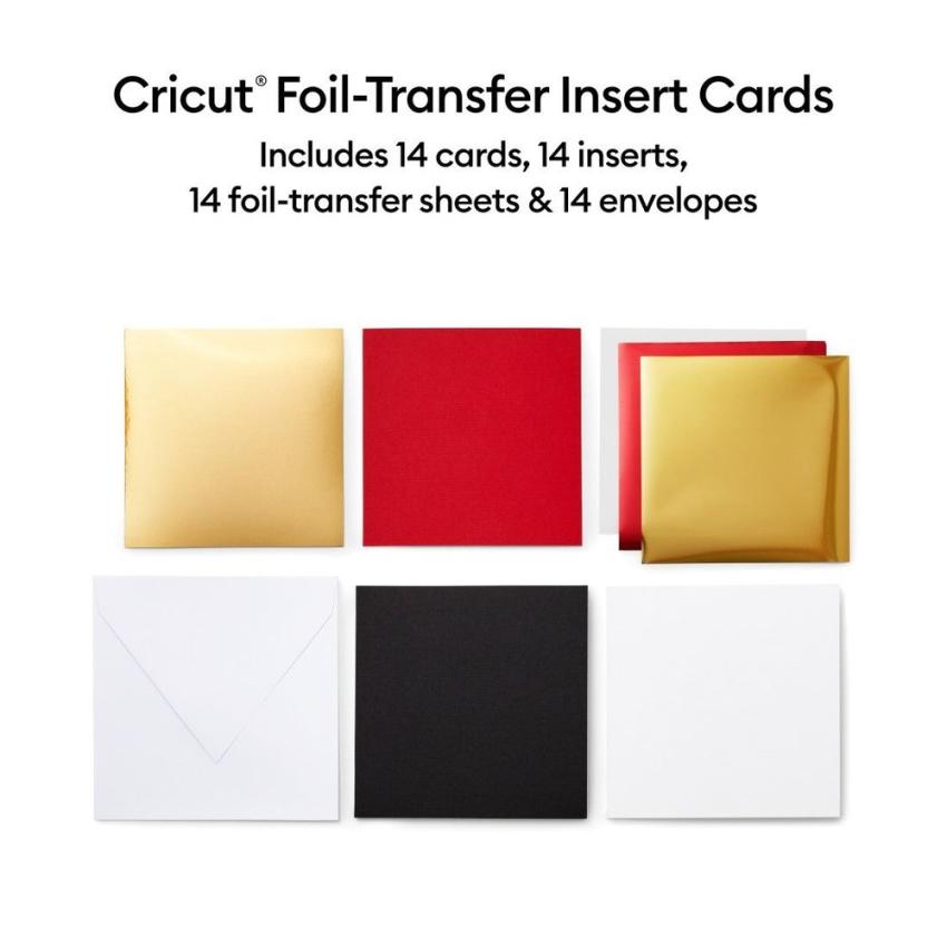 Cricut - Foil Transfer Insert Cards "Royal Flush" 14 Karten & Umschläge