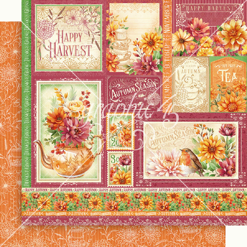 Graphic 45 - Designpapier "Season to Celebrate" Collection Pack 12x12 Inch - 16 Bogen