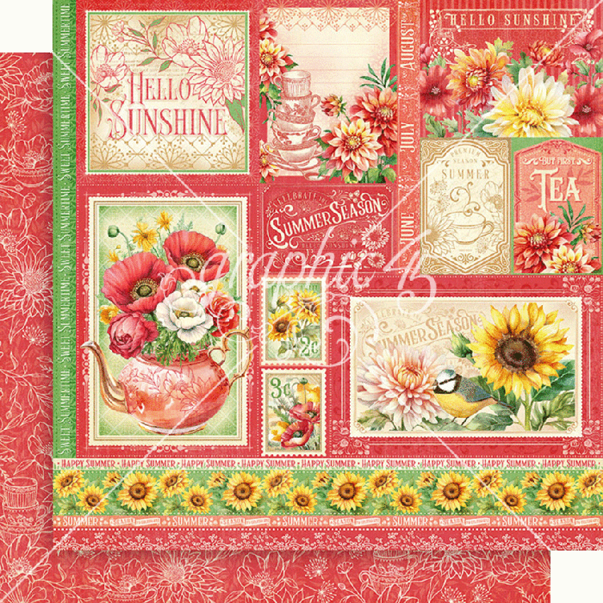 Graphic 45 - Designpapier "Season to Celebrate" Collection Pack 8x8 Inch - 16 Bogen