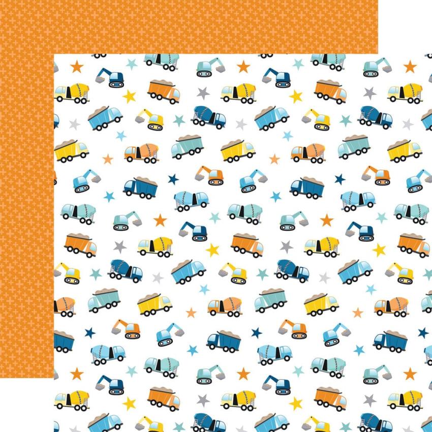 Echo Park - Designpapier "Little Builder" Collection Kit 12x12 Inch - 12 Bogen