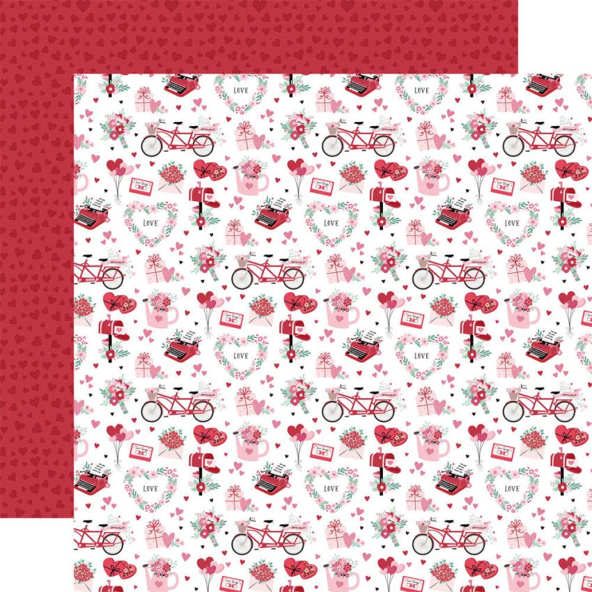 Echo Park - Designpapier "Valentine's Day" Collection Kit 12x12 Inch - 12 Bogen