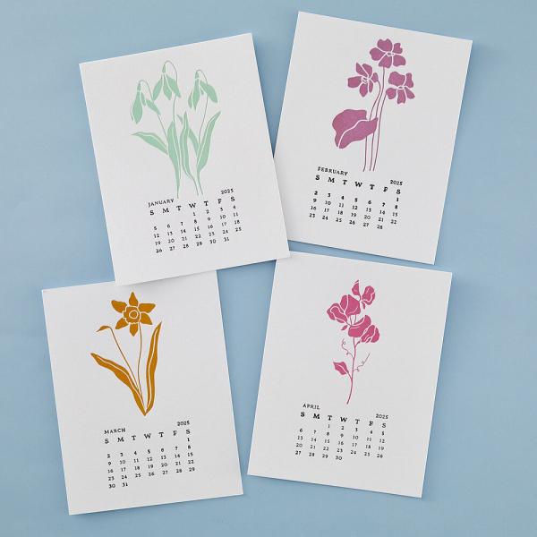 Spellbinders - Buchdrucktechnik "Florals Through the Year Bundle" BetterPress Plate