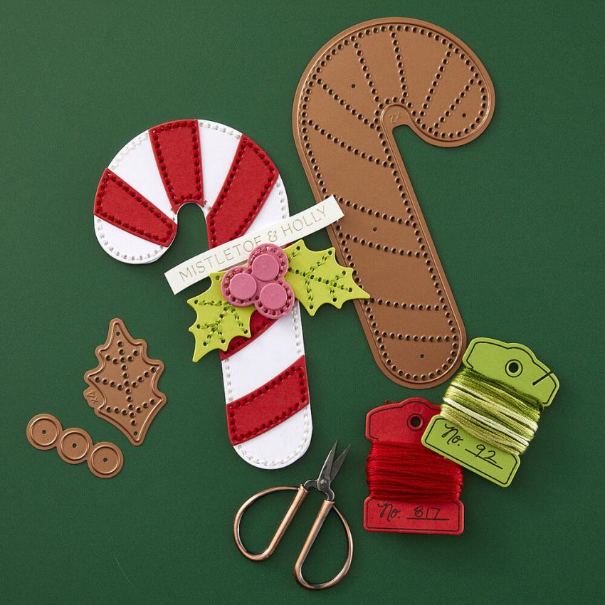 Spellbinders - Stanzschablone "Felt Candy Cane" Dies