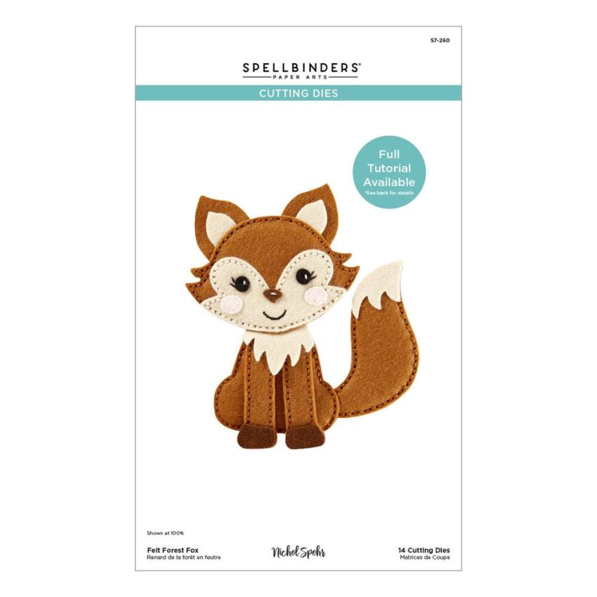 Spellbinders - Stanzschablone "Felt Forest Fox" Dies