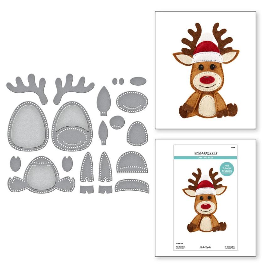 Spellbinders - Stanzschablone "Felt Reindeer" Dies