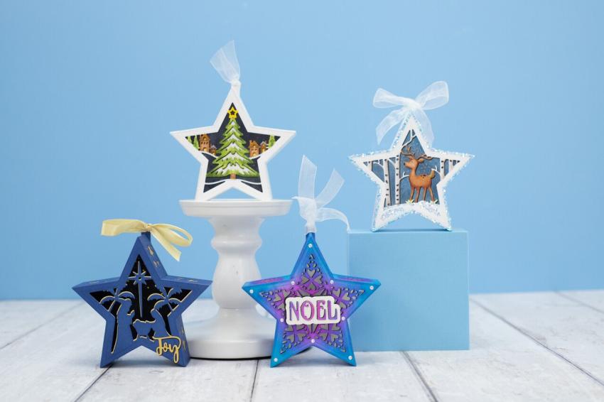 Crafters Companion - Stanzschablone "3D Star Box" Dies