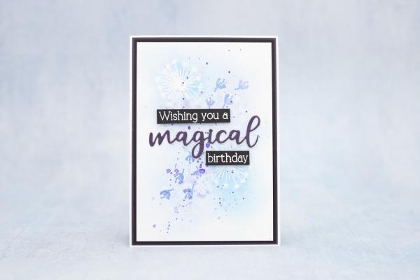 Crafters Companion - Stempelset & Stanzschablone "Sprinkle of Magic" Stamp & Dies