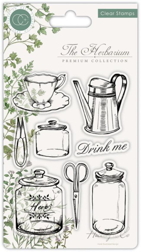 Craft Consortium - Stempelset "Utensils " Clear Stamps