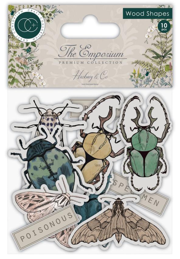 Craft Consortium - Stanzteile "The Emporium" Chipboard Ephemera