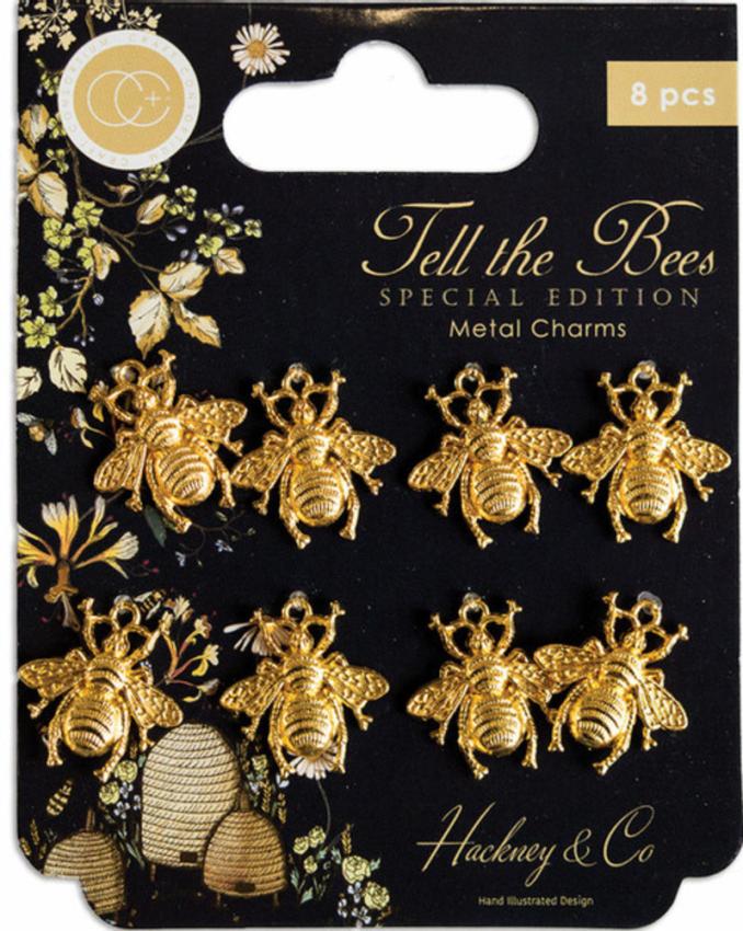 Craft Consortium - Metallanhänger "Tell the Bees" Metal Charms