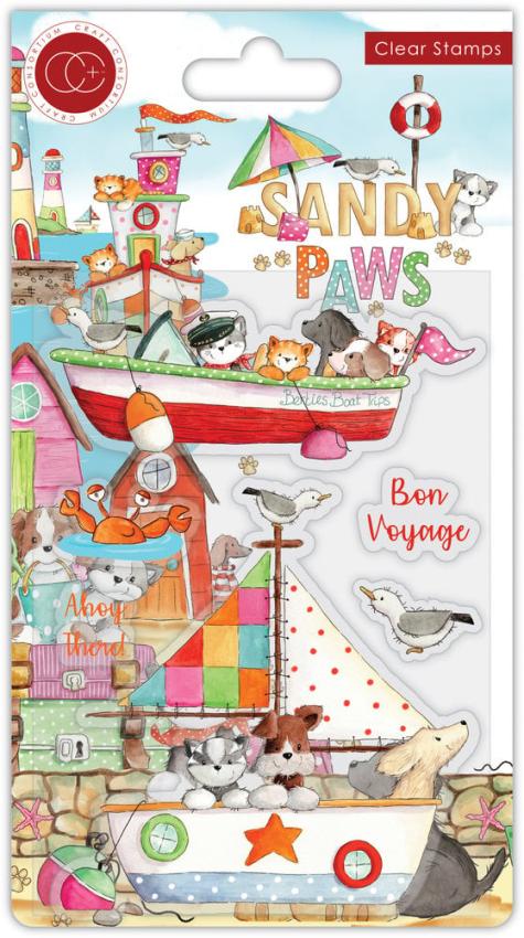 Craft Consortium - Stempelset "Bon Voyage" Clear Stamps