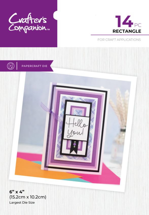 Crafters Companion - Stanzschablone "Rectangle" Dies