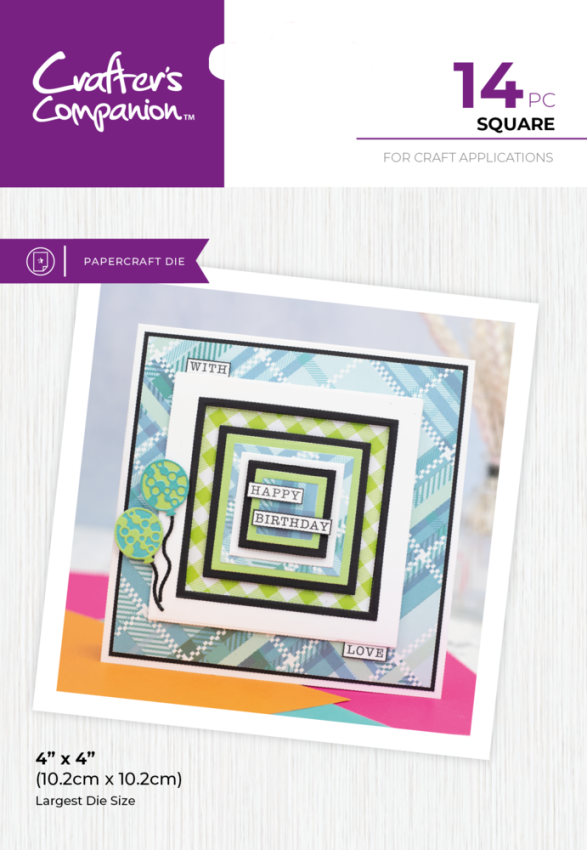 Crafters Companion - Stanzschablone "Square" Dies